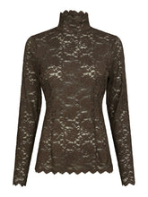 Indlæs billede til gallerivisning Neo Noir - Liza Laceflower Blouse
