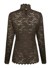 Indlæs billede til gallerivisning Neo Noir - Liza Laceflower Blouse
