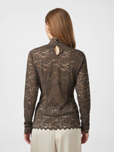 Indlæs billede til gallerivisning Neo Noir - Liza Laceflower Blouse
