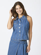 Indlæs billede til gallerivisning Neo Noir Sylvie Denim top
