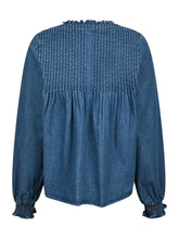 Indlæs billede til gallerivisning Neo Noir - Ililo Denim Blouse
